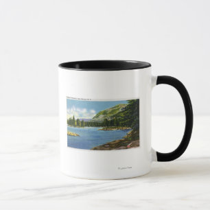 Sjön beskådar av elefantberg mugg