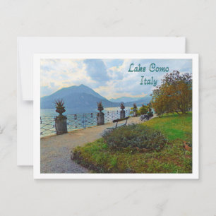 SJÖN COMO, ITALIEN/ BILD PERFEKT LUGN VYKORT