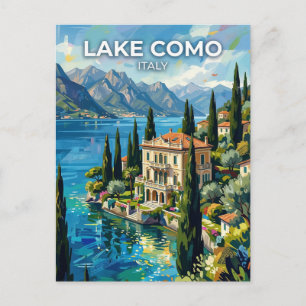 Sjön Como Italien Vykort