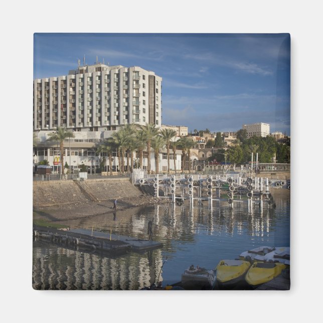 Sjön Galileo-Sjö Tiberias vattenfront, gryning Magnet (Framsidan)