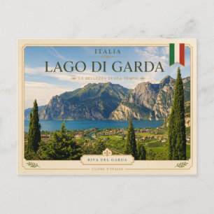 Sjön Garda (Riva del Garda) - Italien Vykort