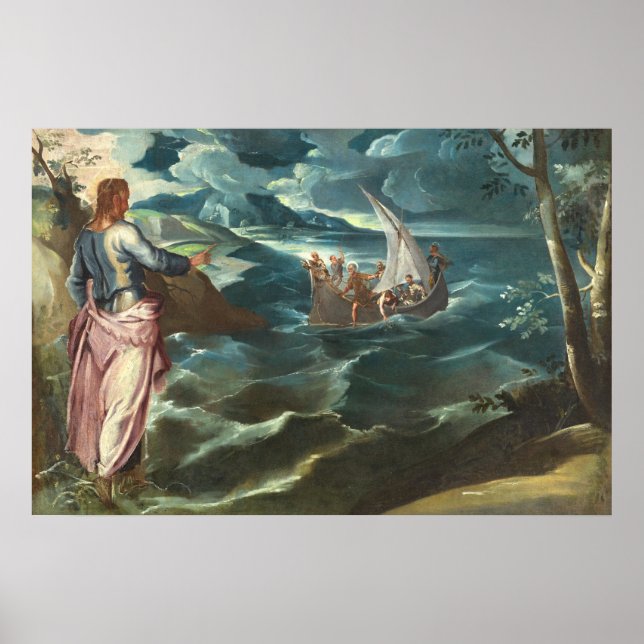 Sjön - Jacopo Tintoretto Fine Art Poster (Framsidan)