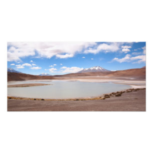 Sjön landskap på det Altiplano fototrycket Fototryck