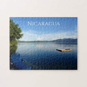 Sjön Nicaraguas strandlinje Pussel
