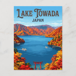 Sjön Towada Japan Vykort