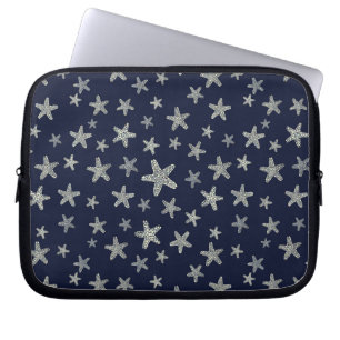 Sjön vid Starfish Mönster Laptop Fodral