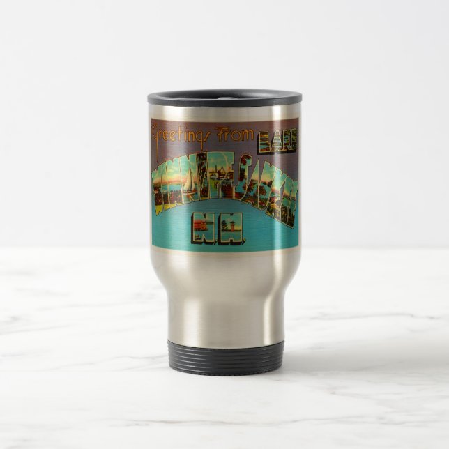 Sjön Winnipesaukee New Hampshire reser souvenir Resemugg (Center)