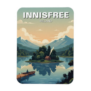 Sjöön Innisfree Postkort Magnet
