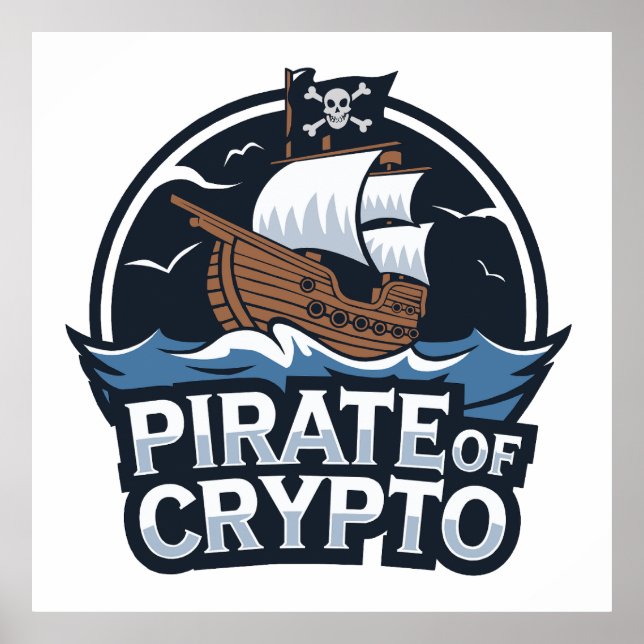 Sjöpirat av krypto poster (Framsidan)