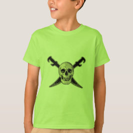Sjöpirat (dödskalle) - Barn, grundläggande t-shirt