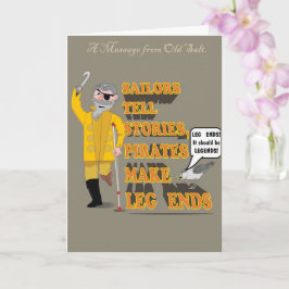 Sjöpirat; gammal sjöbjörn kort