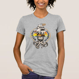 Sjöpiraten (BLK Text) | Kvinnor Slim Fit T Shirt