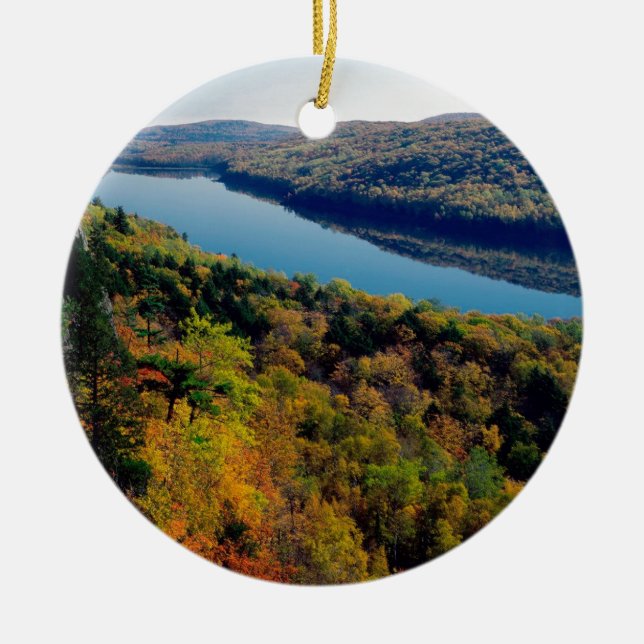 SjöPorcupineberg Julgransprydnad Keramik (Framsidan)