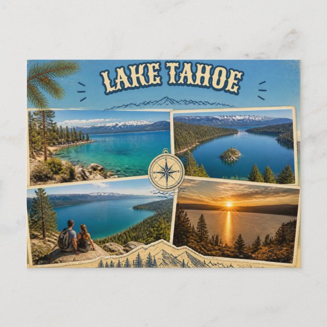 Sjöpostkort Tahoe Helg Vykort (Framsida)