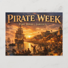 Sjöråvarvecka i port royal vykort