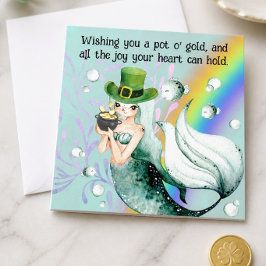 Sjöröding och gryta med guld St. Patrick's Day-kor