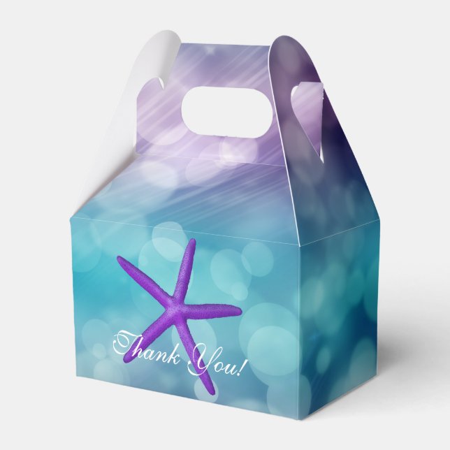 Sjöröding stjärt festfavoritlådor Under The Sea Presentaskar (Framsidan Sidan)