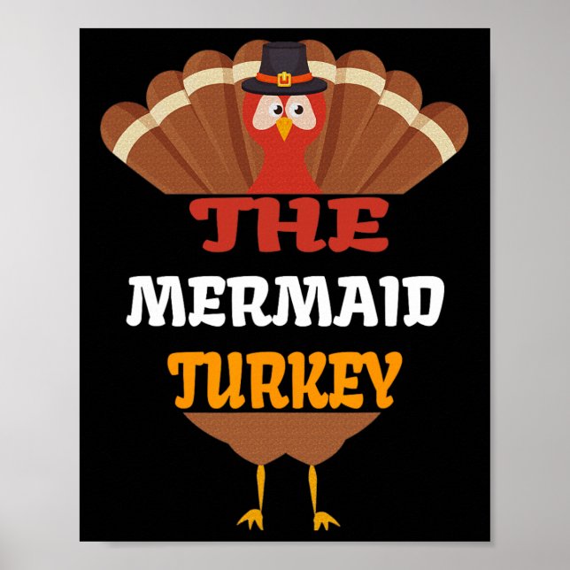 Sjöröding Turkiet Matchande Familj Thanksgiving Poster (Framsidan)