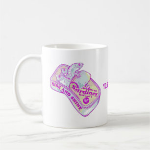 SJÖROR, stiga upp OCH FÅGLAR Kaffemugg