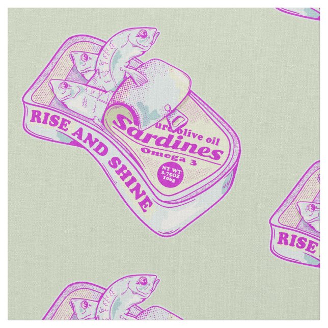 SJÖROR, stiga upp OCH FÅGLAR Tyg (Närbild)