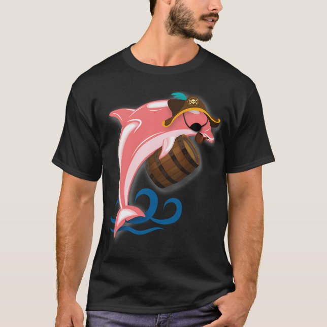 Sjörövar Delfin T Shirt (Framsida)
