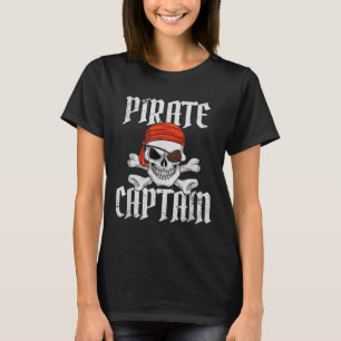 Sjörövar Kapten Halloween Kalle & Korsben Pira T Shirt