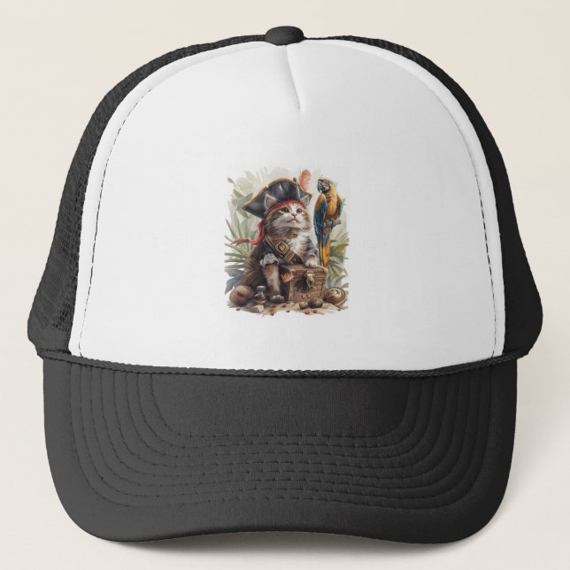 Sjörövar Katt Skatt Keps (Framsida)