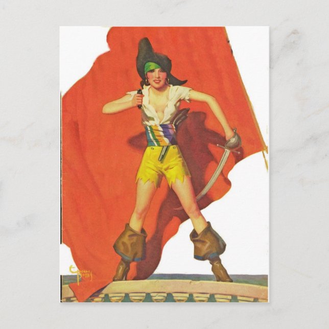 Sjörövar Kompis Vykort (Framsida)