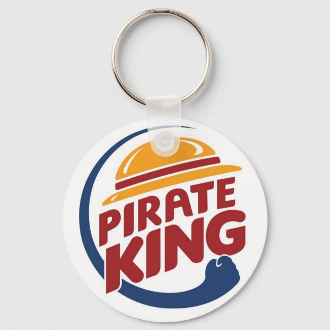 Sjörövar Kung Logotyp Nyckelring (Framsida)