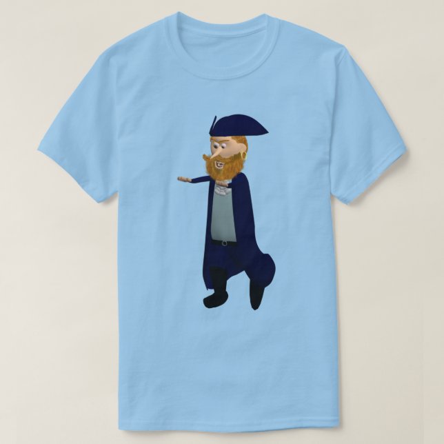 Sjörövar-Pappa T-shirt (Design framsida)