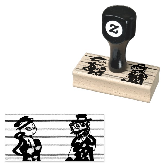 Sjörövarbröllop  stämpel (Stämplad)