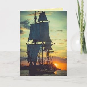 SJÖRÖVARE FARTYG FOTO FÖDELSEDAGS HILSNING STOR KO KORT