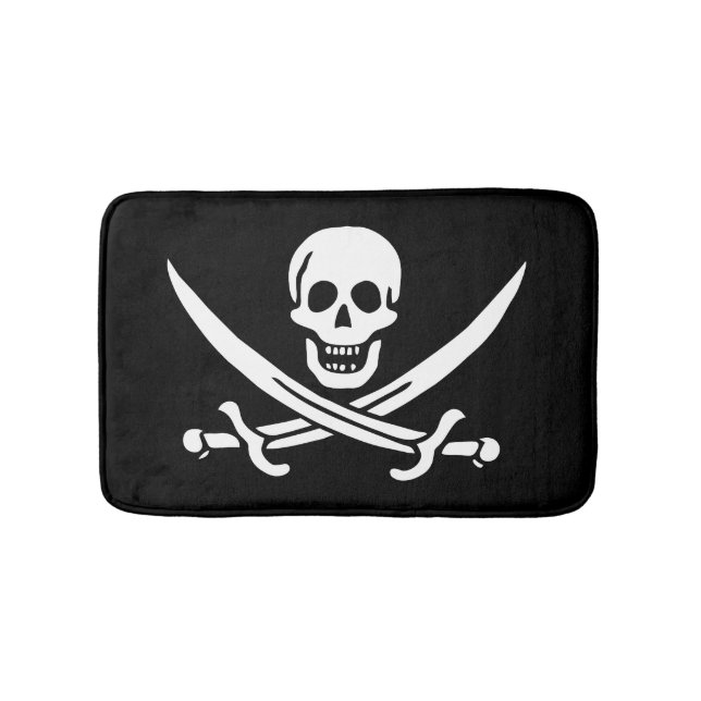 Sjörövarflagga Badrumsmatta (Framsidan)