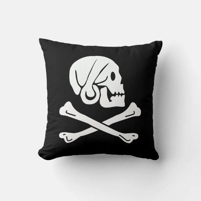 Sjörövarflagga - Jolly Roger Kudde (Framsida)