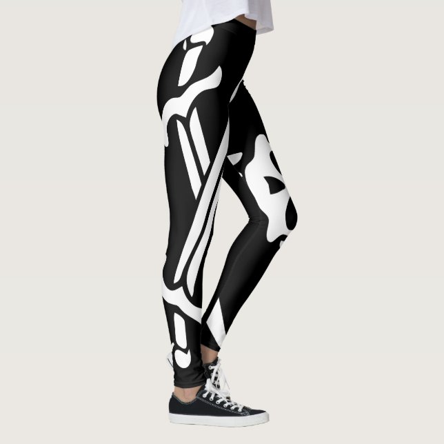 Sjörövarflagga Leggings (Höger)
