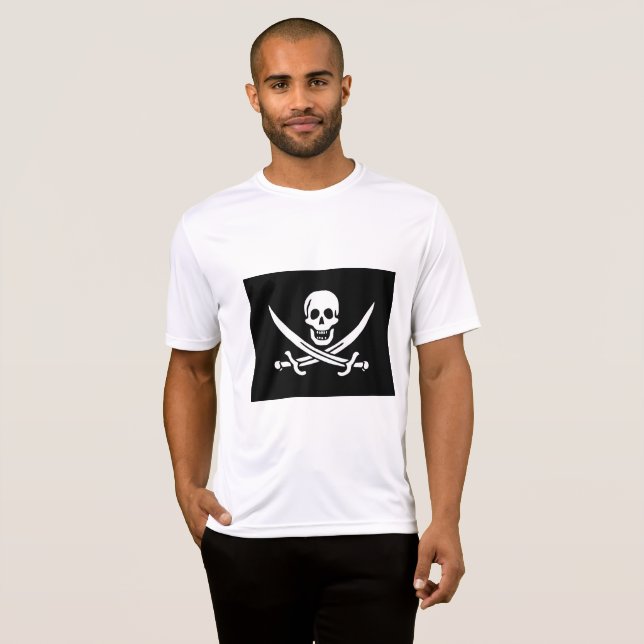 Sjörövarflagga T Shirt (Hel framsida)