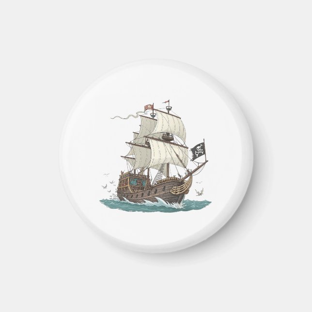 Sjörövarskepp Magnet (Framsidan)