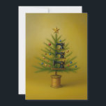 Sjösättning maskin Julgran Lycklig Crafty Julafton Julkort<br><div class="desc">Fira en fritidsjul med den antika syningen maskin Julgran!</div>