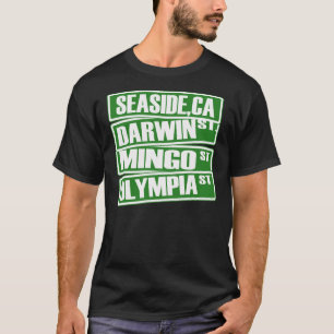 Sjösida Kalifornien (Darwin, Mingo, Olympia) Tee Shirt