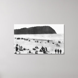 Sjösida, Oregon strand och Tillamook huvud Canvastryck