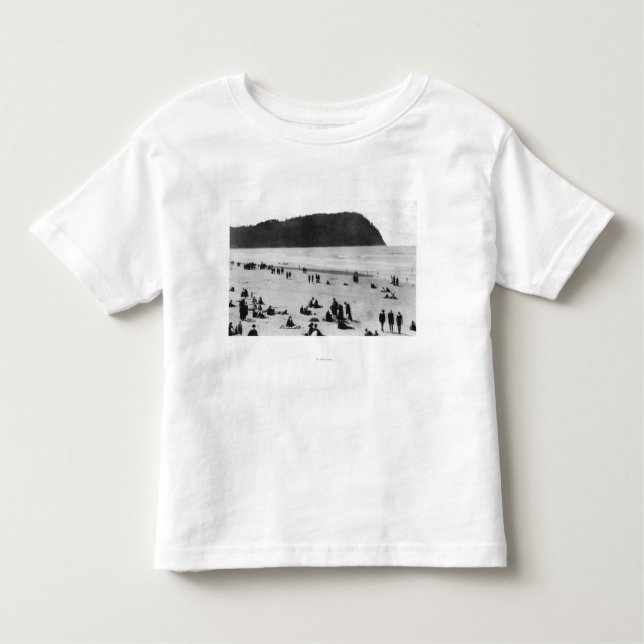 Sjösida, Oregon strand och Tillamook huvud T Shirt (Framsida)