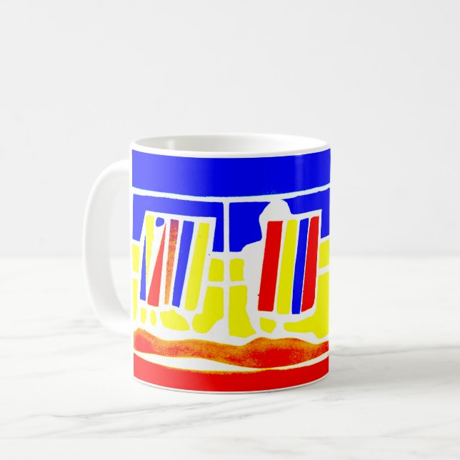 SjösidaDeckchairs mugg (Framsida vänster)