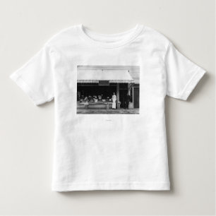 Sjösidan Oregon beskådar av Hoefler glass shoppar T Shirt