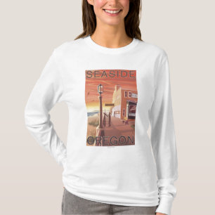 Sjösidan OregonAquarium beskådar Tee Shirt