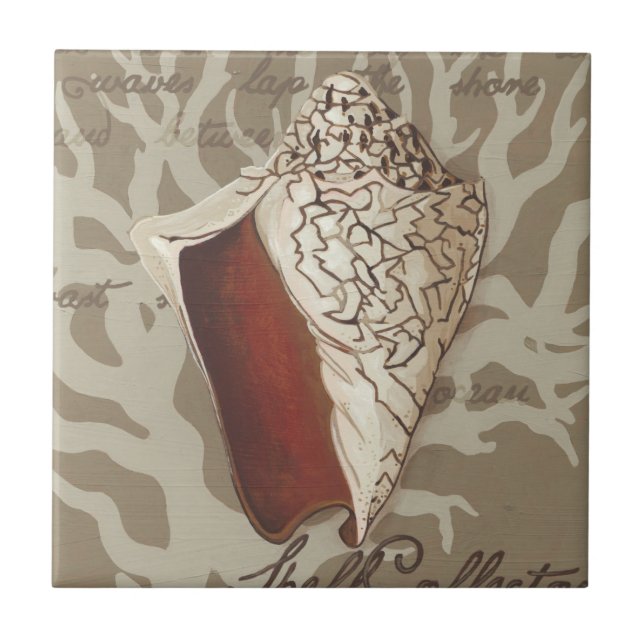 Sjösidessonnet IV Kakelplatta (Framsidan)