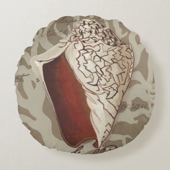 Sjösidessonnet IV Rund Kudde (Framsidan)