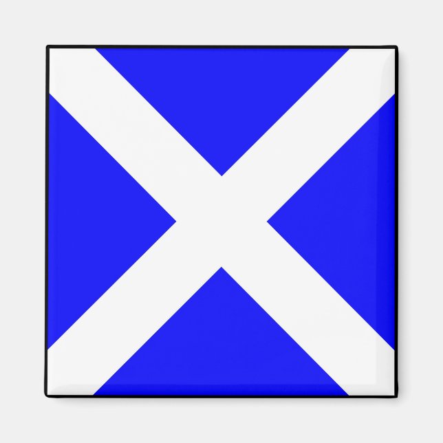 Sjösignalsignal flagga brev magnet (Framsidan)