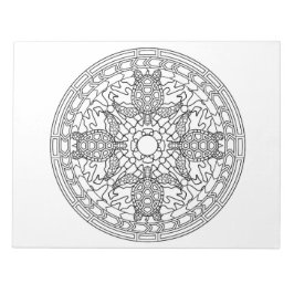 Sjösköldpaddor Seaturle Mandala Mönster Färg Bok n Anteckningsblock