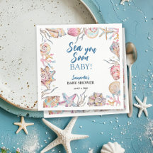 Sjösnäck Havet Ser Dig Snart Baby Shower
