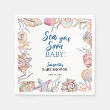 Sjösnäck Havet Ser Dig Snart Baby Shower